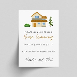 Editable House Warming Invitation | House Warming Party Invite | Housewarming Invitation Minimalist and Modern | New Home Invite Printable