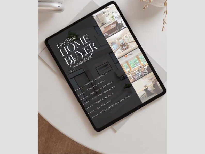 First Time Homebuyer Checklist Printable | Home Buying Guide | Real ...