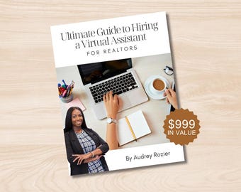 Real Estate Agent Hiring A Virtual Assistant Handbook | Realtor Training Success Guide | Real Estate Business Guide 2025 | Realtor Kit