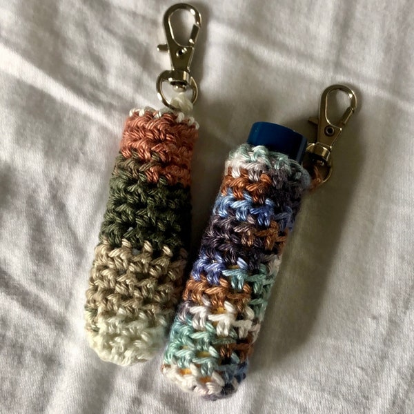 Porte-bâtonnets au crochet | Fait main avec du coton | Plusieurs couleurs possibles