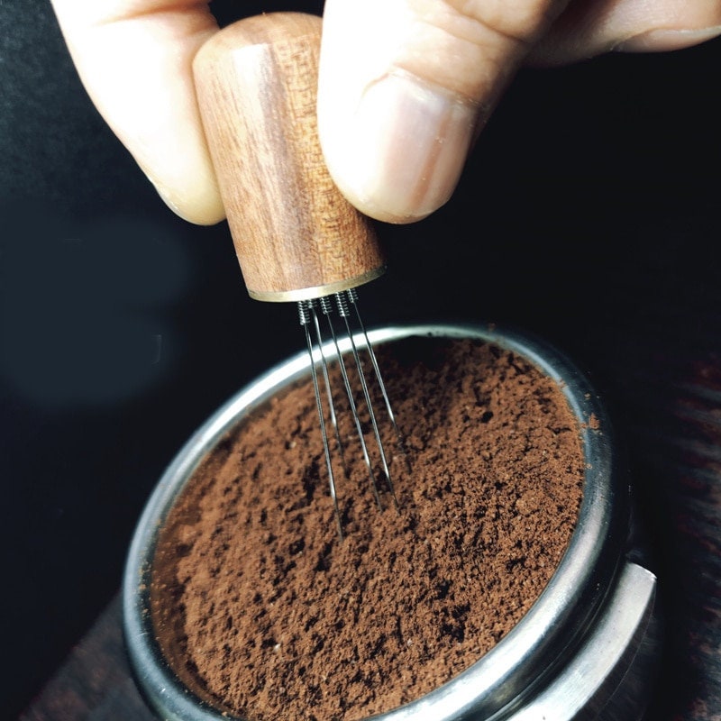 Wood WDT Tool With Stand Espresso WDT Tool With Stand Etsy