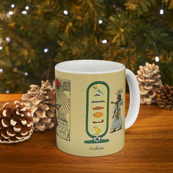 Personalised Hieroglyphic Name Mug