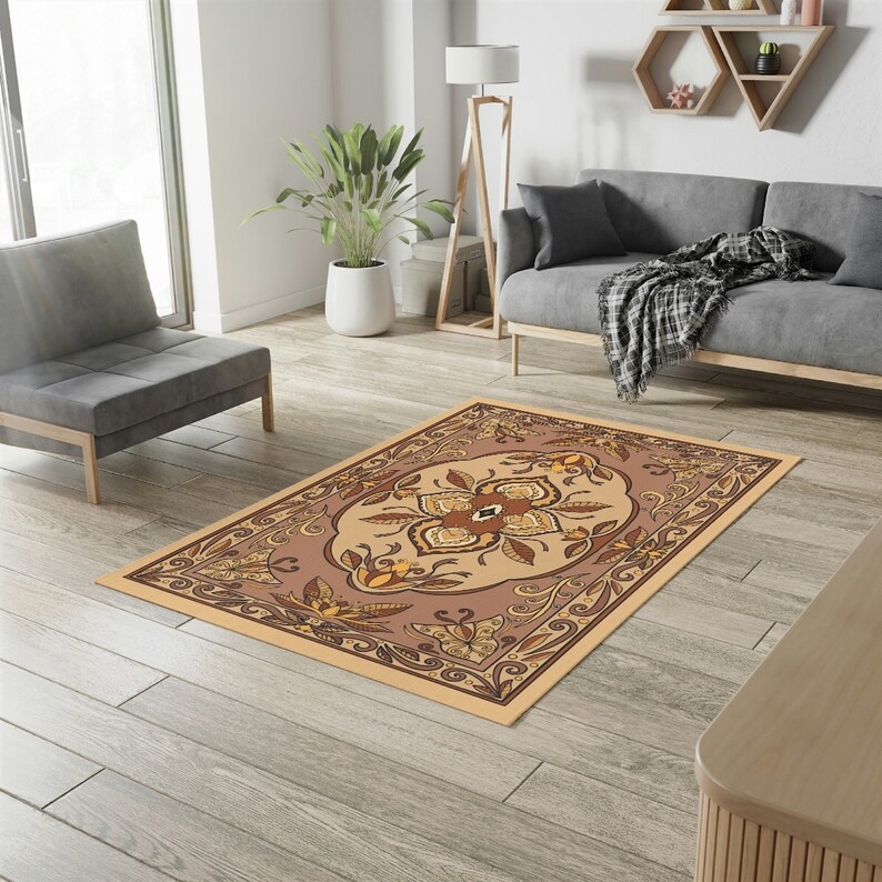 Patchwork Multi Medallion Rug Handmade Rug With Intricate Medallion Design and Delicate Leaf and ...