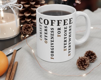 Christian Coffee Mug | Psalm 46:10 Scripture Coffee Mug | Christian Mug | Bible Verse Mug | Positive Coffee Mug | Bible Study Gift