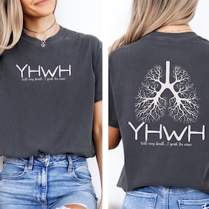 YHWH Lungs Christian Shirt, Every Breath Speak His Name T-Shirt, Faith Apparel Shirt, YHWH Lungs Shirts, Christian Shirts, Faith Tee