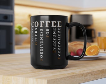 Christian Coffee Mug | Psalm 46:10 Scripture Coffee Mug | Christian Mug | Bible Verse Mug | Positive Coffee Mug | Bible Study Gift