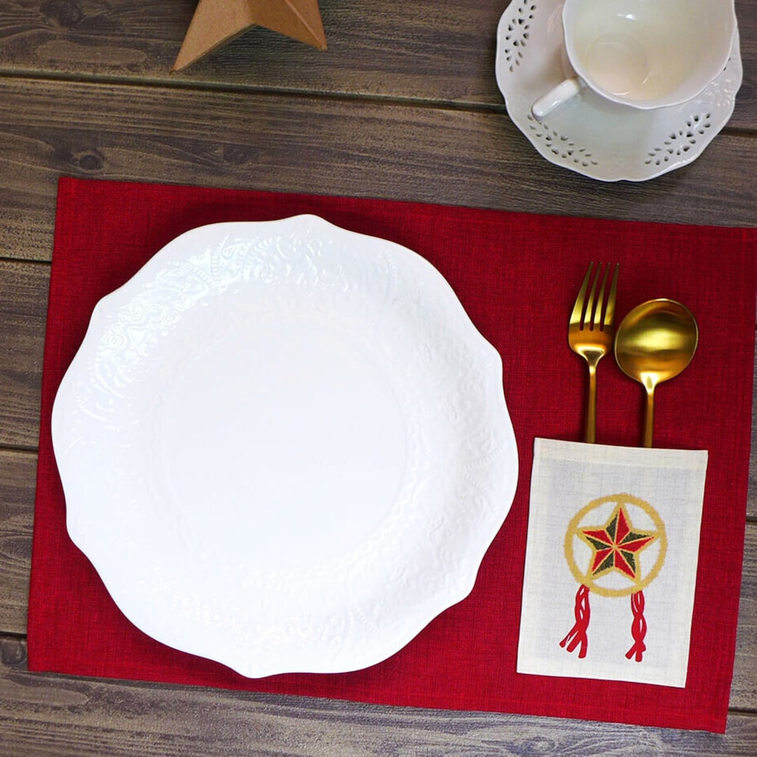 Filipinoheritage Parol Pocket Placemats 6piece Set Etsy