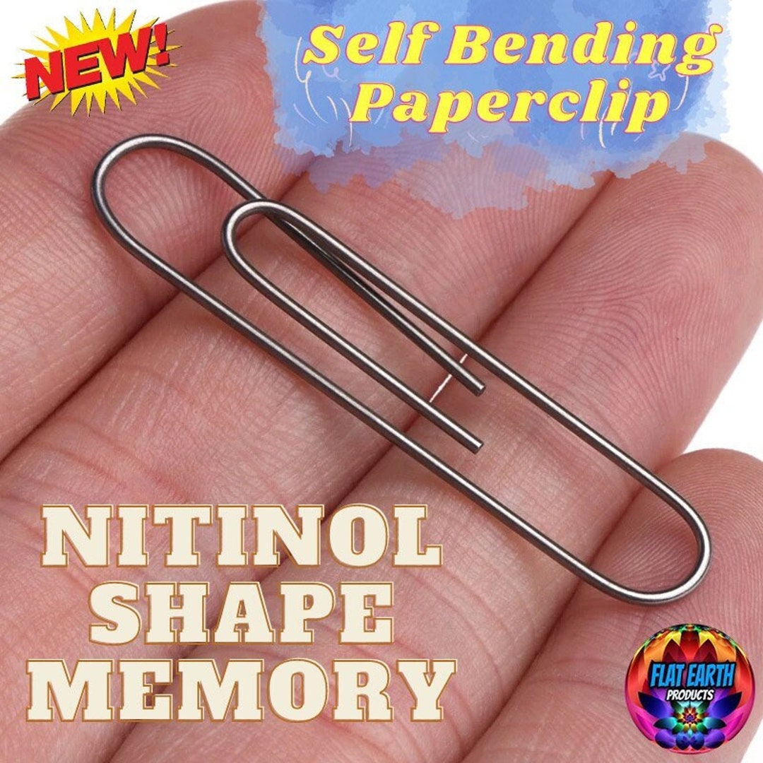 Worlds Smartest Paperclip Selfbending Nature Secret Nitinol Shape