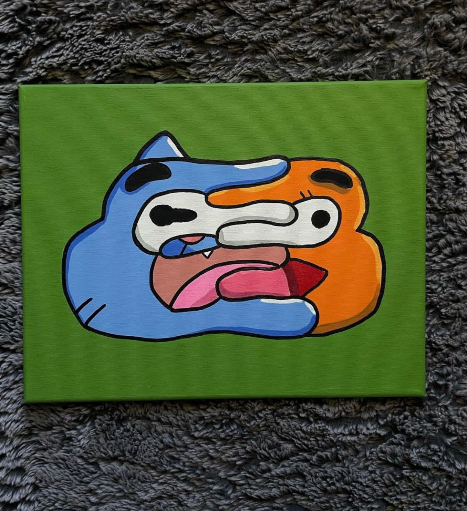 Amazing World of Gumball Painting Etsy