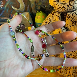 Rainbow space necklace~