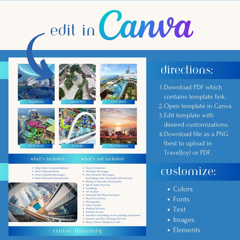 Traveljoy Cruise Vacation Proposal Template for Travel Agents and