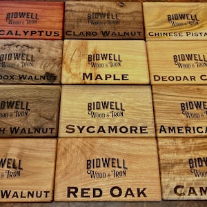 Wood Sample Swatches – See the Color, Quality & Grain Before You Buy - Sample Cost Can Be Credited To Your Future Furniture Purchase