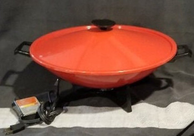 West Bend Electric Wok W/sensatemp Heat Control Etsy