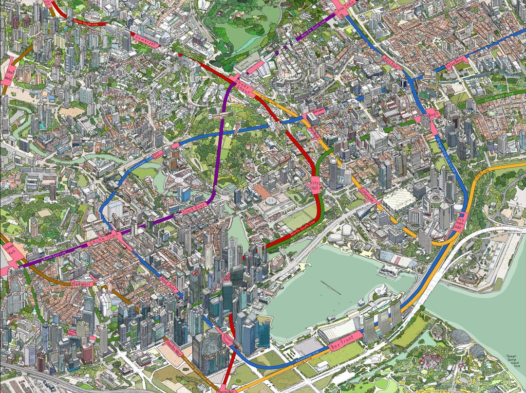 SINGAPORE DOWNTOWN MAP visual data 8