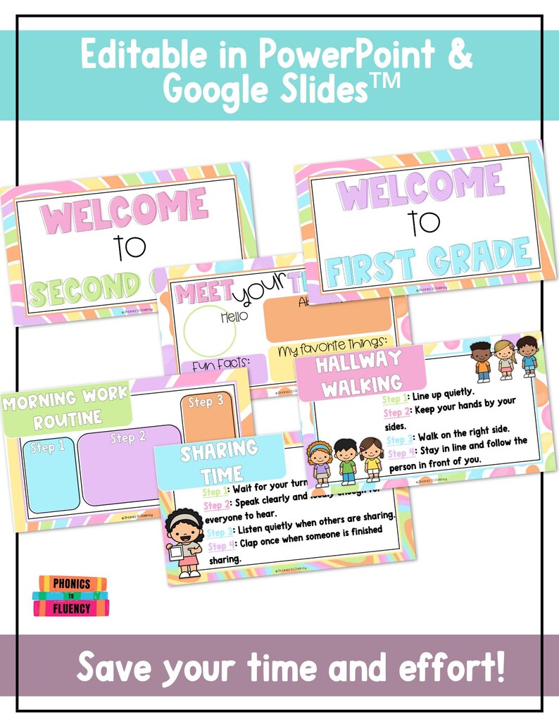 Editable Classroom Rules Slides: K-2 Behavior Management (google Slides ...