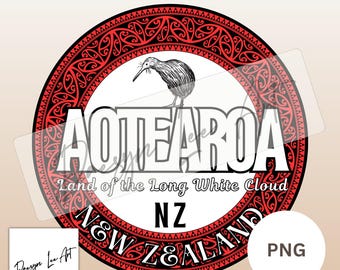Aotearoa NZ Round Design *Digital Files Only* SVG/PNG