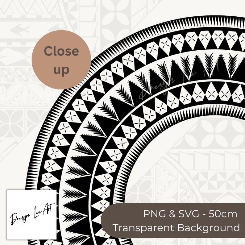 Niue Pattern Border SVG/PNG *digital Downloads Only* - Etsy