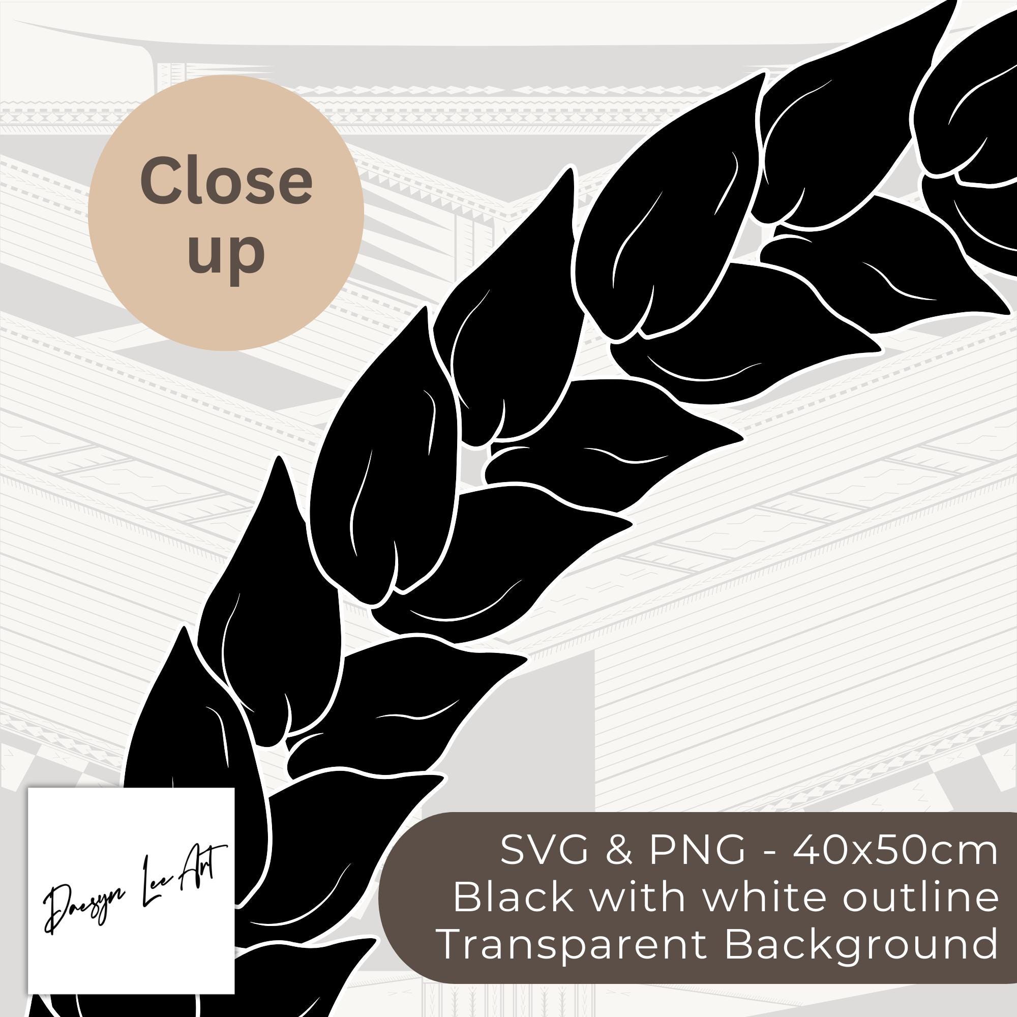 Samoan Ula Fala Necklace BORDER *digital Download Only* SVG/PNG - Etsy