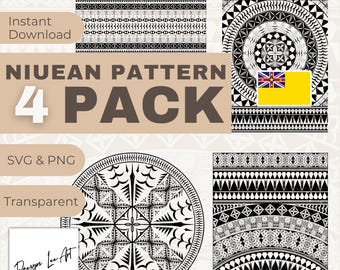 Niuean Pattern PACK - SVG/PNG *Digital Downloads Only*