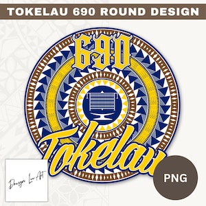Tokelau Round Pattern *Instant Digital Download* SVG/PNG