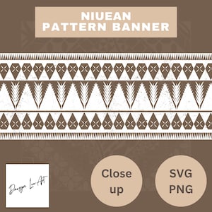 Niue Pattern Banner *Digital Downloads Only*
