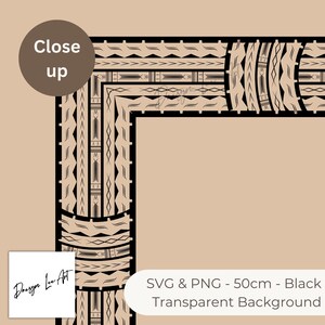 Samoan SQUARE Pattern Border *instant Digital Download* SVG/PNG - Etsy ...