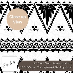 Tongan Pattern Banner 50x100cm digital File Only - Etsy