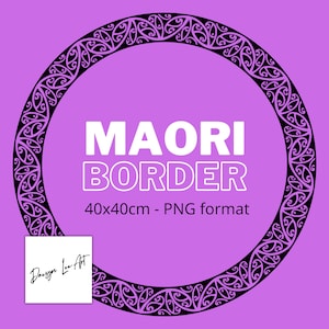 Maori - New Zealand Pattern Border*Digital File Only*