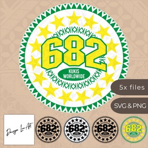 Kukis Worldwide 682 Cook Islands PNG-SVG *Instant Digital Download*