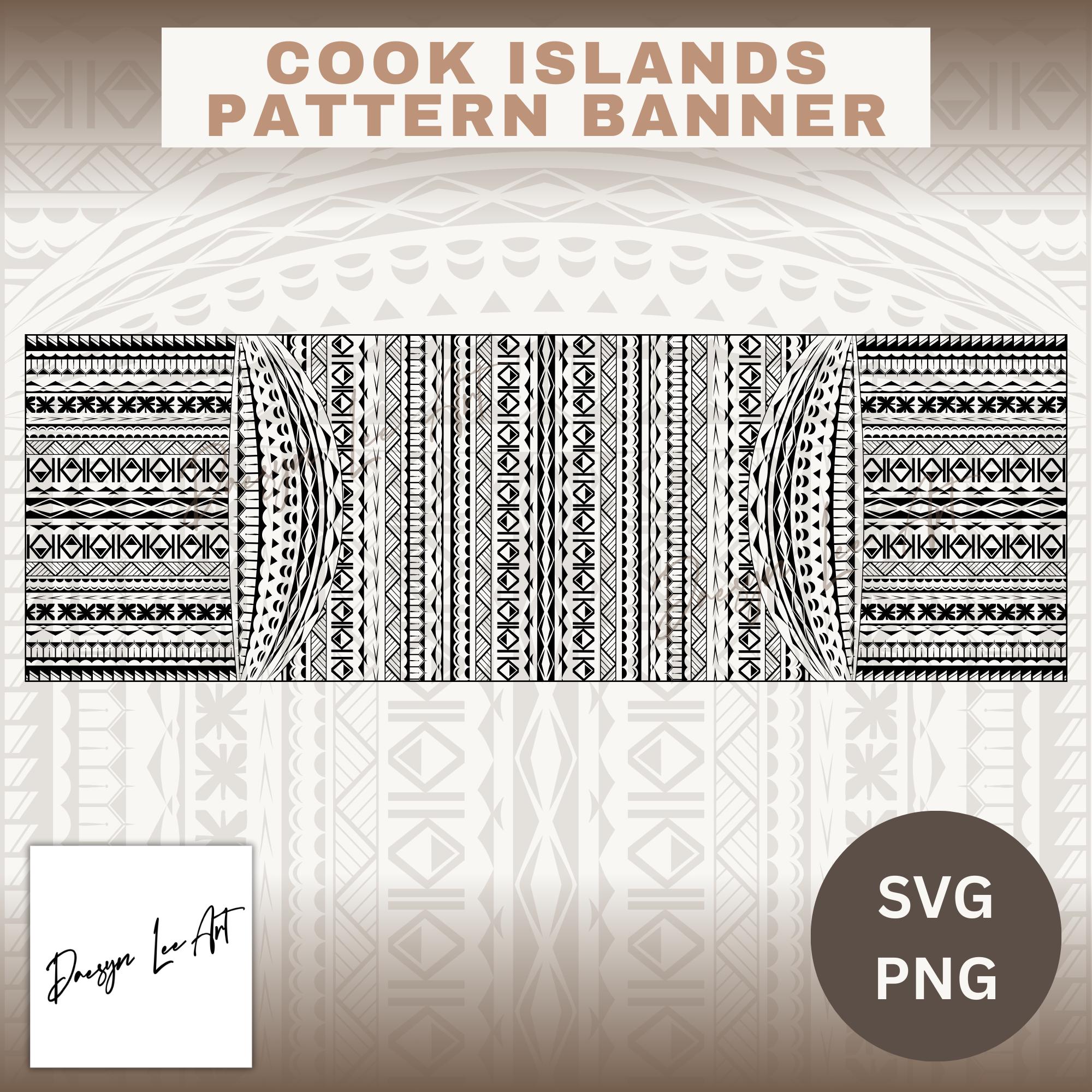 Cook Islands Pattern Banner *digital Files Only* - Etsy Australia