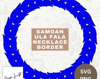 Commercial Use Personal Use Ula Fala Samoan Necklace Art Design Digital ...