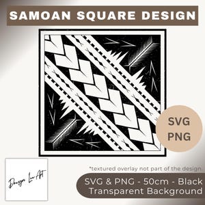 Samoan Square Design *Digital File Only* SVG/PNG