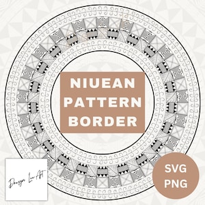 Niue Round Border *Digital Downloads Only* SVG/PNG