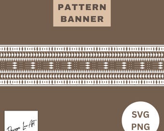 Tokelau Pattern Banner SVG/PNG *Instant Digital Download*
