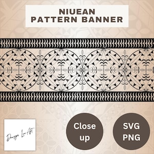 Niue Pattern Banner *Digital Downloads Only*