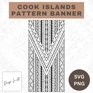 Cook Islands Pattern Banner *Digital Files Only*