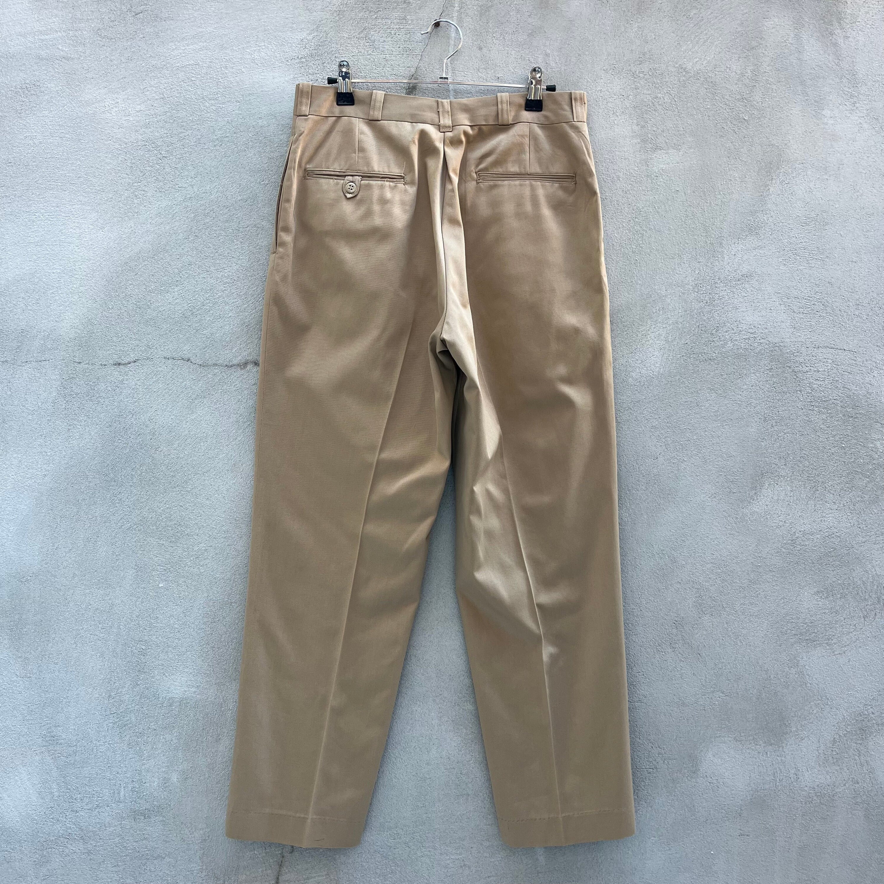 70s US Military Khaki Chino Pants - Etsy