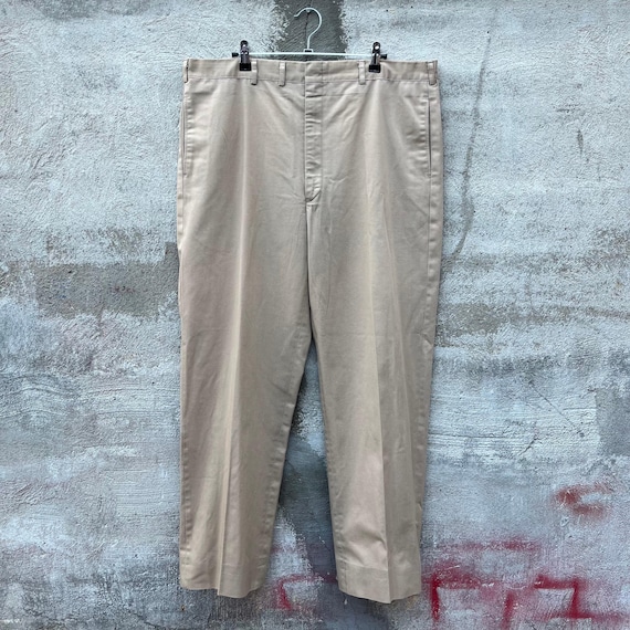 70's US Military Khaki Chino Pants - Etsy
