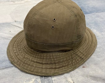 Sombrero de cubo Daisy Mae militar HBT de la Segunda Guerra Mundial de los años 40