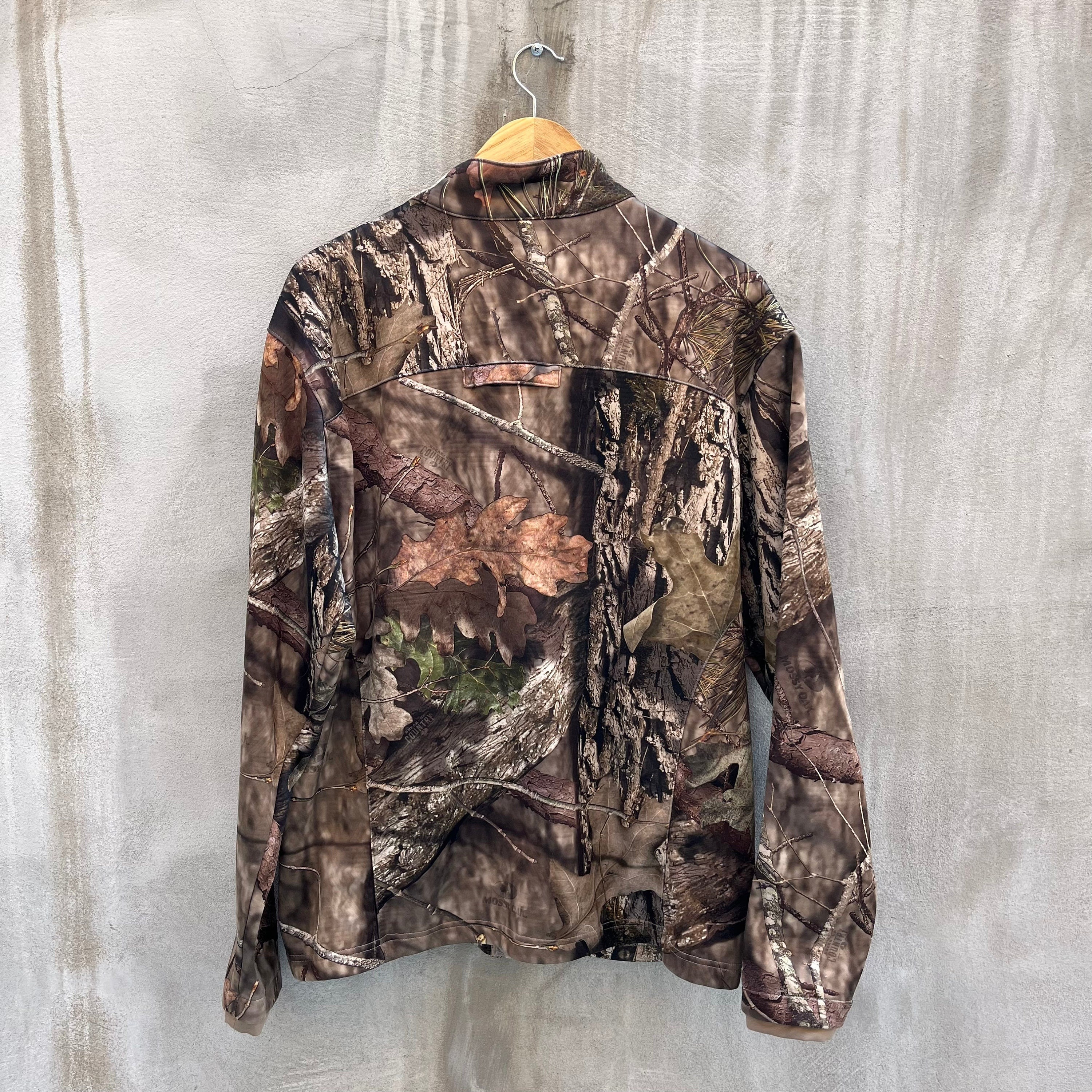 Mossy Oak Camouflage Lightweight Jacket Etsy
