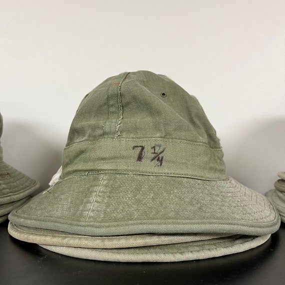 40’s WWII Military HBT Daisy Mae Bucket Hat - image 10