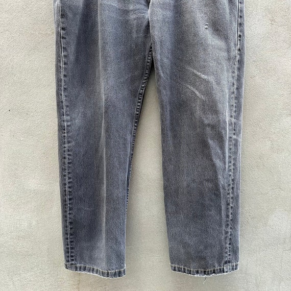 Vintage Levi's 501 Black Denim Jeans - image 5