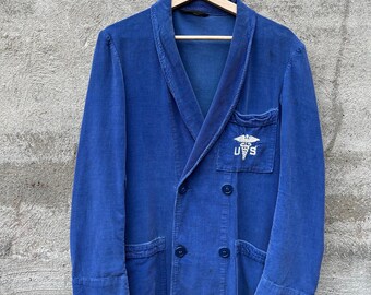 50's US Military Convalescent Corduroy Medical Robe - Etsy