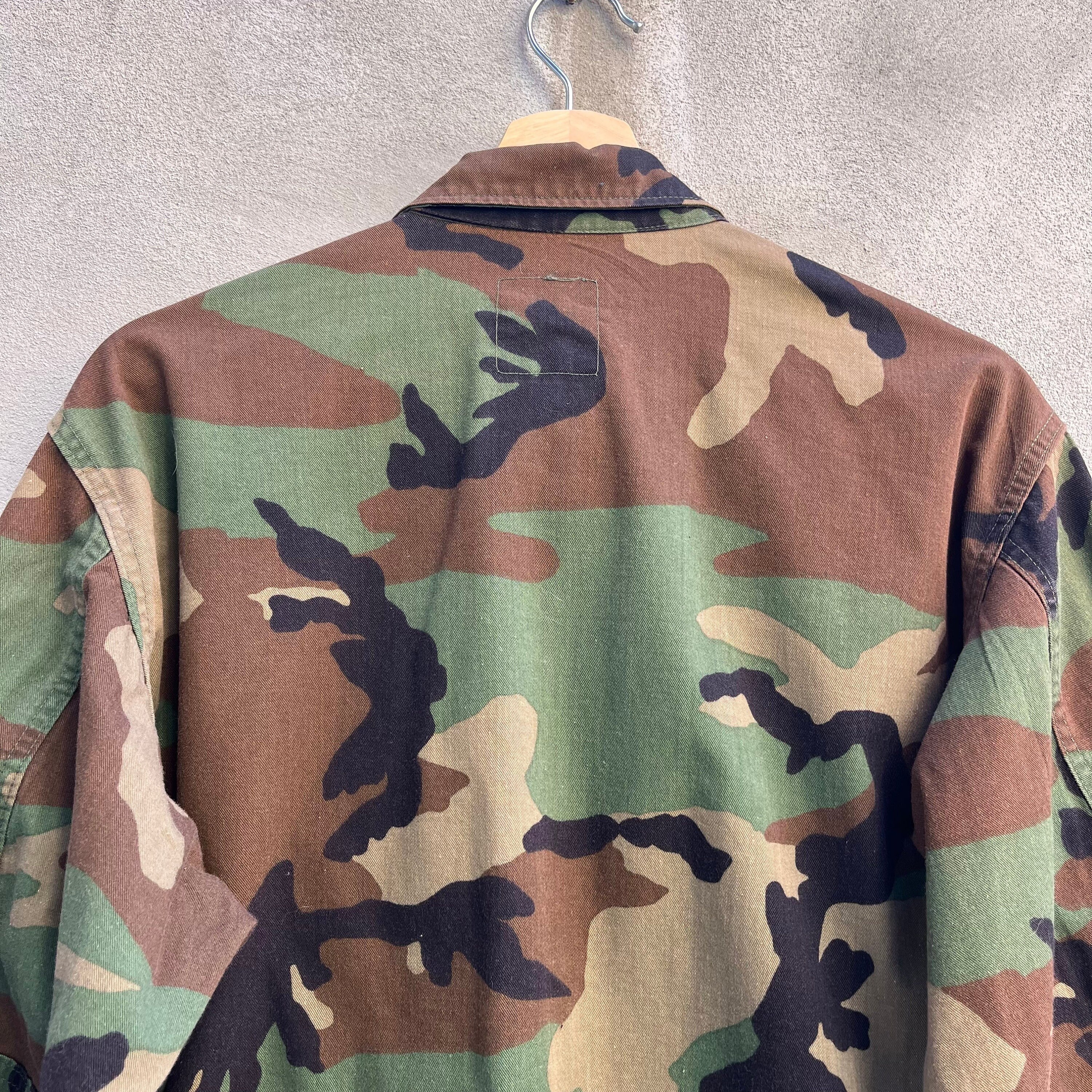 80's USAF Military Woodland Camouflage Combat Jacket - Etsy