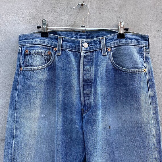 90s Levi's 501 Denim Jeans - image 10