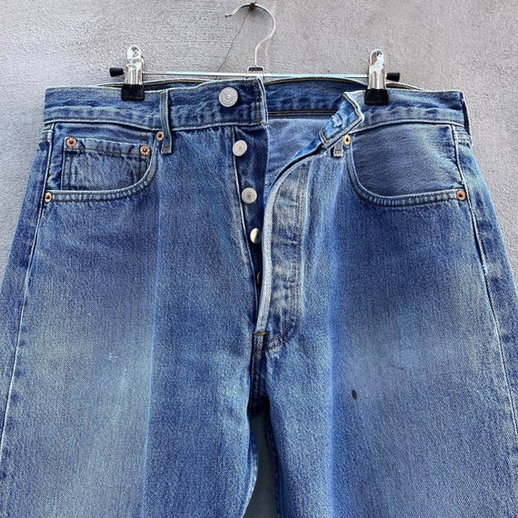 90s Levi's 501 Denim Jeans - image 5