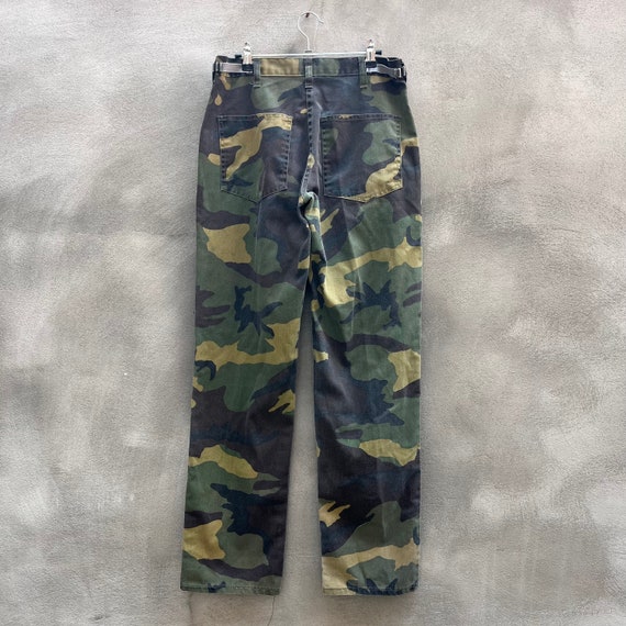 80's Civilian Camo Fatigue Pants - Etsy