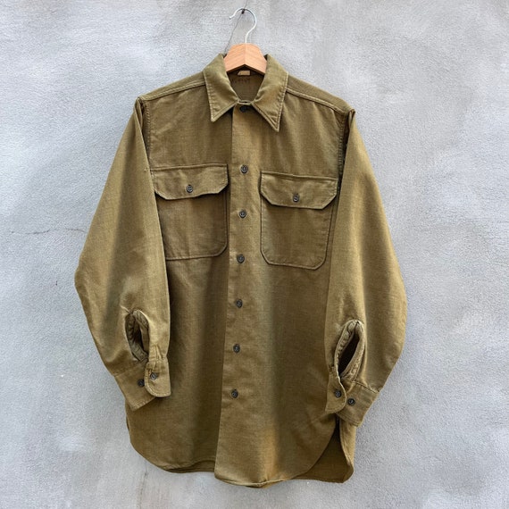 40’s Military Button Down - image 1