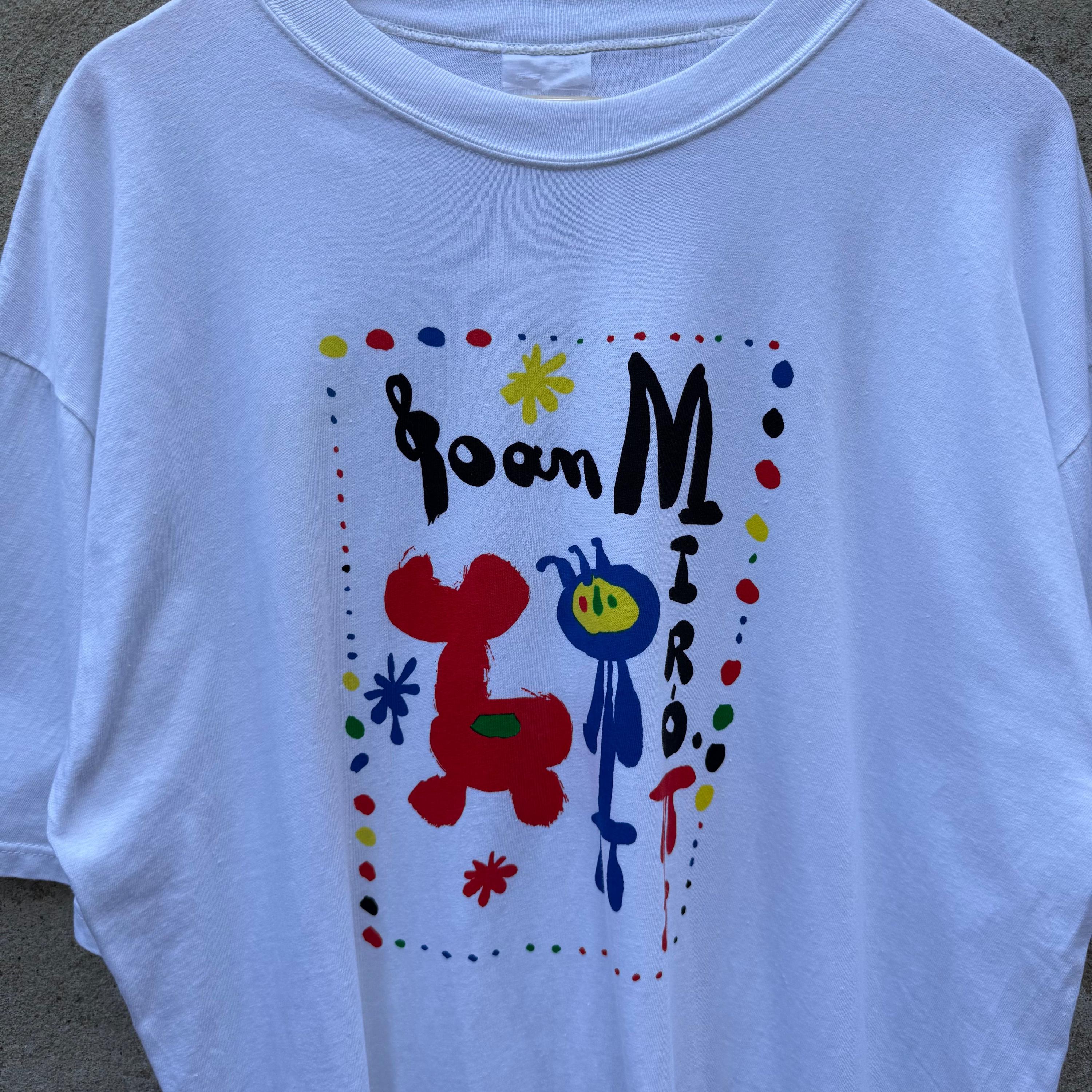 94年ヴィンテージ ジョアン・ミロ アートワーク Tシャツ - Etsy 日本