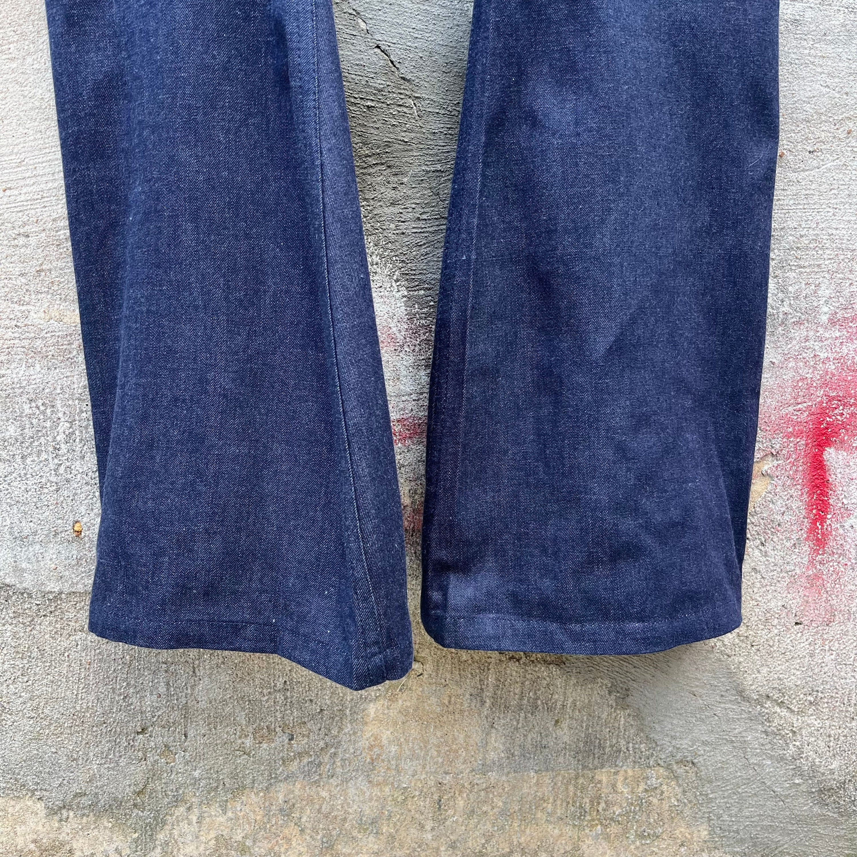 80s USN Denim Dungaree Flare Seafarer Pants (NOS) - Etsy